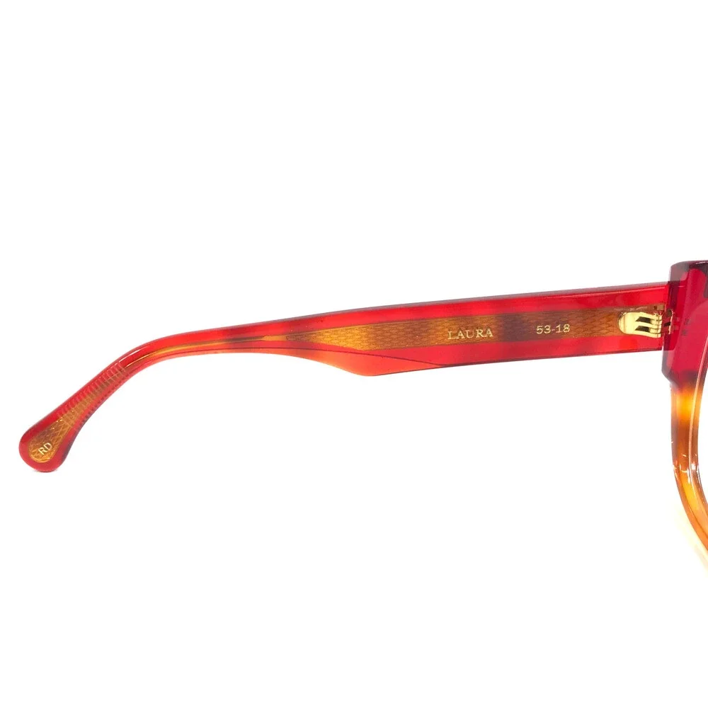 Alfred Kerbs Eyeglasses Frames LAURA RD Red Havana Brown Tortoise 53-18-143